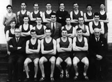 Cross-country team 1957