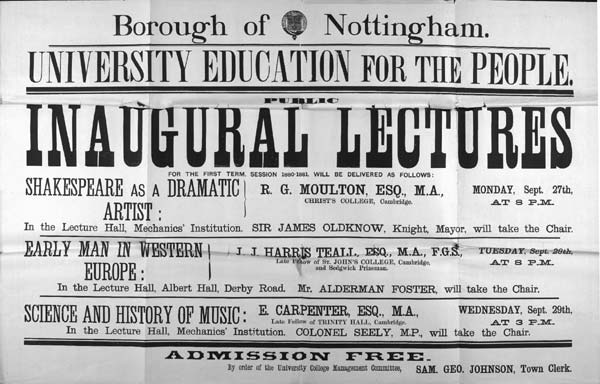 Inaugural lecture series