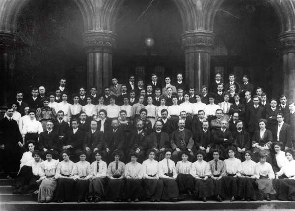 Students of 1906-7 included D.H. Lawrence
